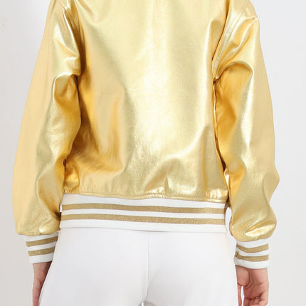 Varak Bomber Ceket Gold - 2614.1367.