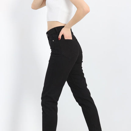 Mom Boyfriend Jeans Siyah - 20432.1778.