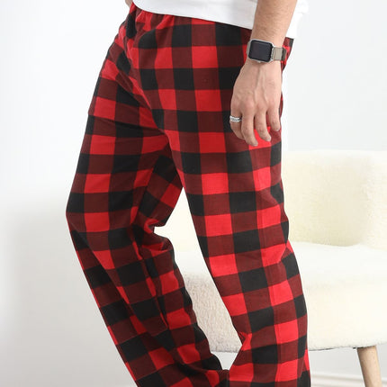 Unisex Pijama Altı Kırmızıkareli - 18529.1838.