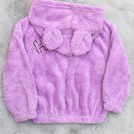 3-7 Yaş Welsoft Fermuarlı Sweat Lila - 624432.1576.